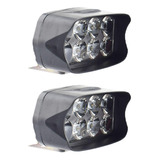 Motocicletas Impermeables 12v 8-led Auxiliares Dobles