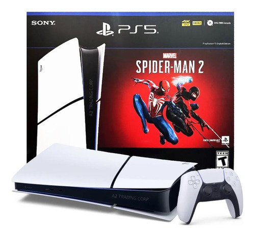Ps5 Sony Playstation 5 Slim Digital 1tb (spiderman 2)