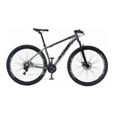 Bicicleta Aro 29 Krw Alumínio 24 Vel Freio A Disco X42 Cor Grafite/preto Fosco Tamanho Do Quadro 17