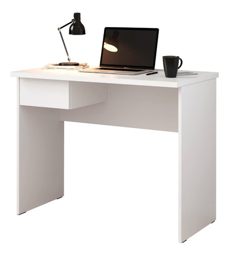 Escrivaninha Mesa Computador Pequena Com Gaveta Home Office 