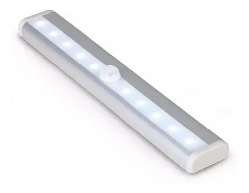 Luminária Led Sensor Presença Fita Dupla Face Bateria 190mm Cor Branco Frio 110v/220v