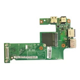 Placa Power Jack Rede Usb Ent. Font Dell Inspiron N5010