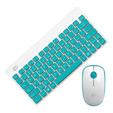 Set De Teclado Y Ratón Inalámbrico Game Home Office Thin Lig