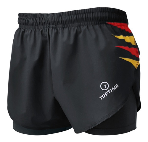 Short Para Correr Running Corto Con Licra Hombre México M18