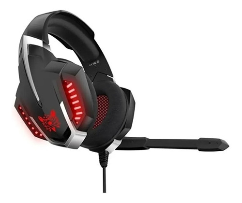 Fone Headset Gamer Profissional Onikuma K18 Led Preto/red