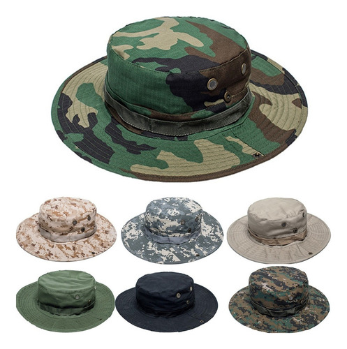 Sombrero Gorra Tactico Militar Airsoft Campismo Boonie Hat