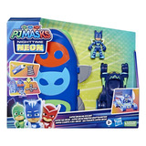 Figura Pj Masks Súper Cohete 2 En 1 Neón Connor