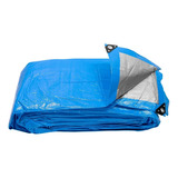 Lona Impermeable 9 X 14 M, Azul, Pretul Uso Rudo 