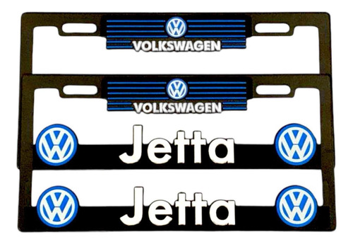 Par De Porta Placas Premium Jetta Volkswagen