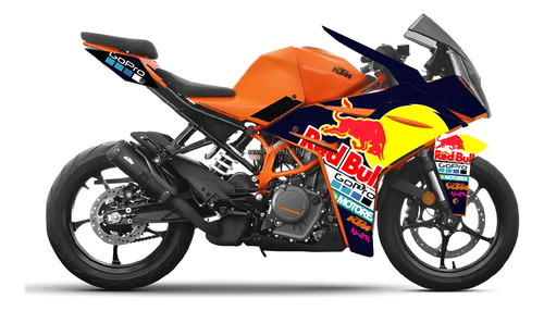 Calcas Sticker Graficos Pack Ktm Rc 200-390 Ng