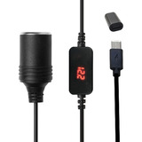 Usb C Pd Hembra Tipo C Macho A 12v Cable De Alimentación Del