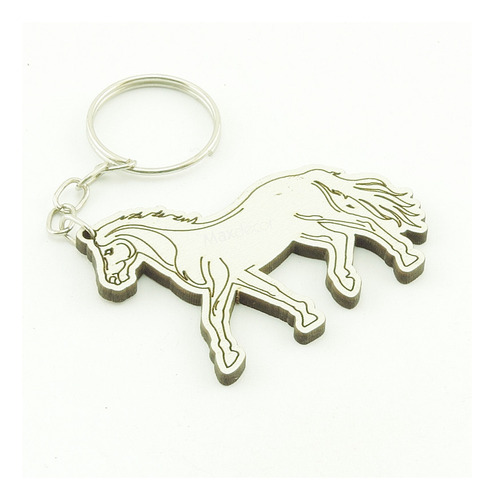 75 Chaveiros Personalizado Branco Animais Cavalo