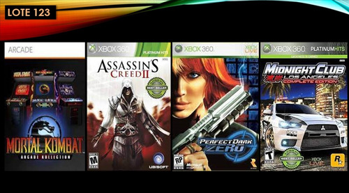 Mortal Combat Árcade Juego Original Xbox 360 Pack 123