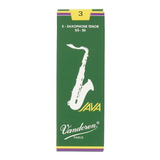 Cañas Para Saxofón Tenor Vandoren Java, Fuerza 3, Caja De 5.