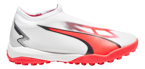 Botines Puma Ultra Match Ll Tt+mid Jr Niños Fútbol Blanco