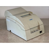 Impresora De Ticket Epson Serial Tm-u220 Color Blanco