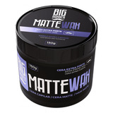 Cera Capilar Matte Wax Big Barber 150g Pomada Para Cabelo