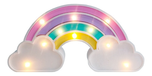 Arcoiris Multicolor Candybar Con Luces Luminoso Luz Led 