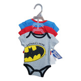 Set De 3 Pañaleros De Superhéroe Niño  Batman Superman Flash