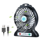 Ventilador De Escritorio Portátil Recargable  Ventilador Por