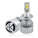 Kit Cree Led Alta Baja H7 Luz Blanco Calido C6 Con Cooler 