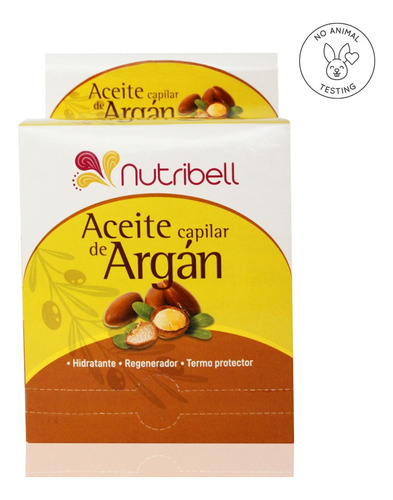 Caja X 36 Aceite Argan Nutribel - mL a $4