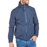 Campera Poliester Oxford Polo Club Marin Reversible Azul M