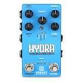 Pedal De Efeito Keeley Electronics Hydra Stereo Reverb & Tremolo  Azul