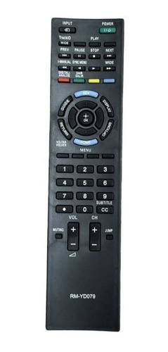 Control Remoto Tv Sony Rm-yd079 + Forro + Pilas