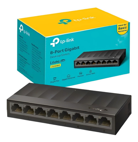 Switch Hub 8 Portas Tp-link Ls1008g Gigabit