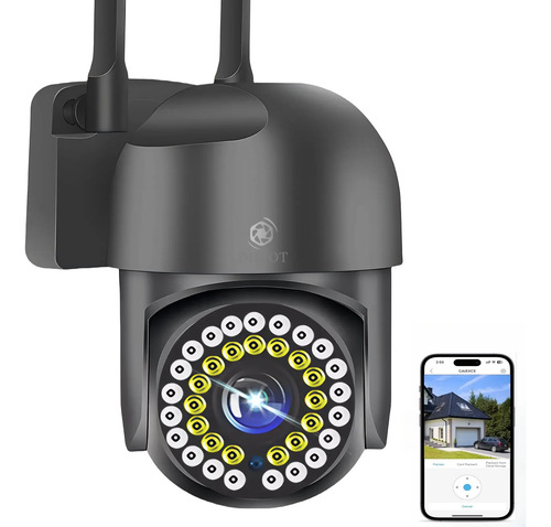 Cámara Seguridad Exterior Inalámbrica Wifi 1080p Alarmaa Ip | Envío gratis