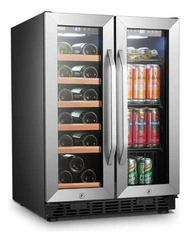 Refrigerador P Vinos Enfriador De Bebidas Y Vinos Doble Zona