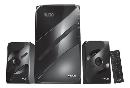 Sistema De Audio Visivo 2.1 Bluetooth Negro Potencia Rms 50 W 110v