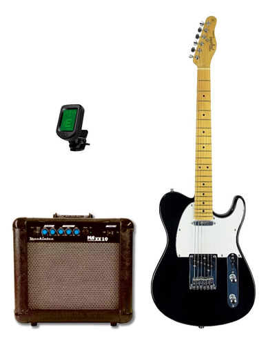 Guitarra Tagima Tw-55 Tw 55 Bk Kit Com Amp E Afinador