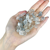 0.7 Onzas (0.71 oz) Herkimer Natural De Cuarzo Con Diamant.