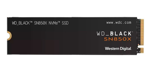 Ssd Western Digital Black Sn850x 4tb Nvme M.2 2280 - Wds400t2x0e