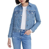 Campera Levis De Jean De Mujer Azul Clarita 100% Original!!