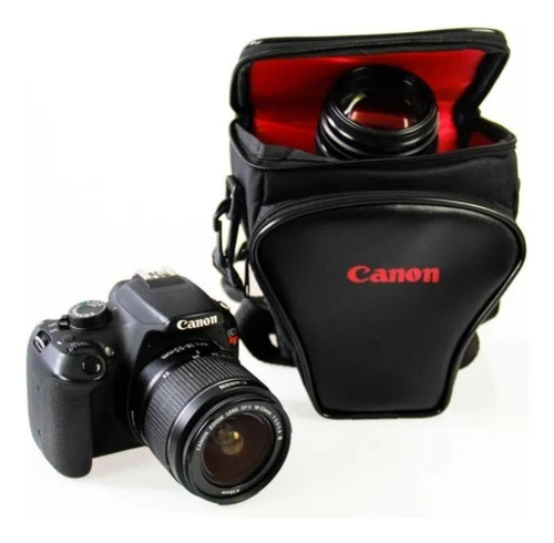 Bolsa Triangulo Canon Nikon Case Para Câmera Dslr E Lente
