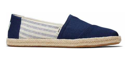 Alpargata Rope Toms Dama Navy University Stripes Organic