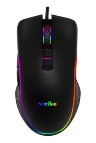 Mouse Gamer 7 Botones Con Luces Led Weibo S320