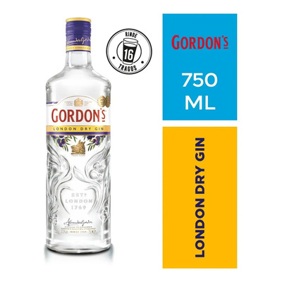 Gordon's London Dry Gin 750ml | MercadoLivre