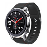 Correa De Caucho Con Piel Premium Para Amazfit Gtr 47mm