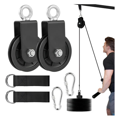 Poleas de Carga Dilimi con Mosquetón y Correa para Polea Gym 2 Pzs | MercadoLibre