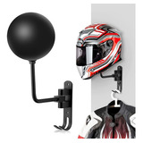 Soporte Casco Motocicleta Y Bicicleta, Rotación 180 Grados