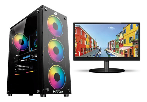 Pc Gamer Completo Ryzen 5 5600g 16gb Nvme 250gb Monitor 19