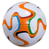 Bola De Futebol Campo Mundi Tamanho 5 Resistente Atrio Es393 Cor Multicolor