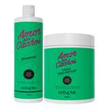 Kit Shampoo + Creme Concentrado Amor Por Cachos Hanova 500ml