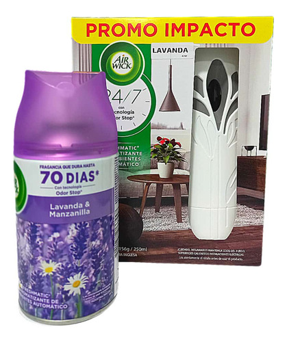 Air Wick Desodorante Ambiental Freshmatic Aparato Lavanda