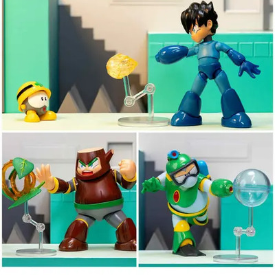 Megaman Serie 3 Jada Toys Wood Man Bubble Man Mega Man | Envío gratis
