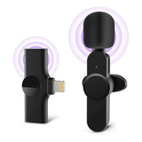 Microfone Lapela Wireless Sem Fio Para iPhone iPad Lightning